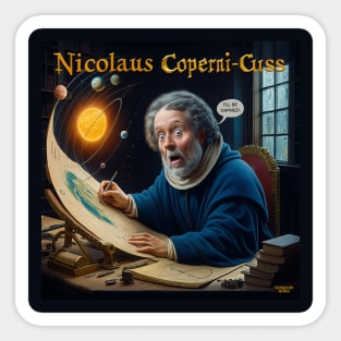 Nicolaus Coperni-Cuss Sticker